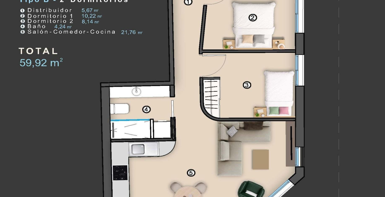 Nybyggnation - Lägenhet / lägenhet - Torrevieja - Centro