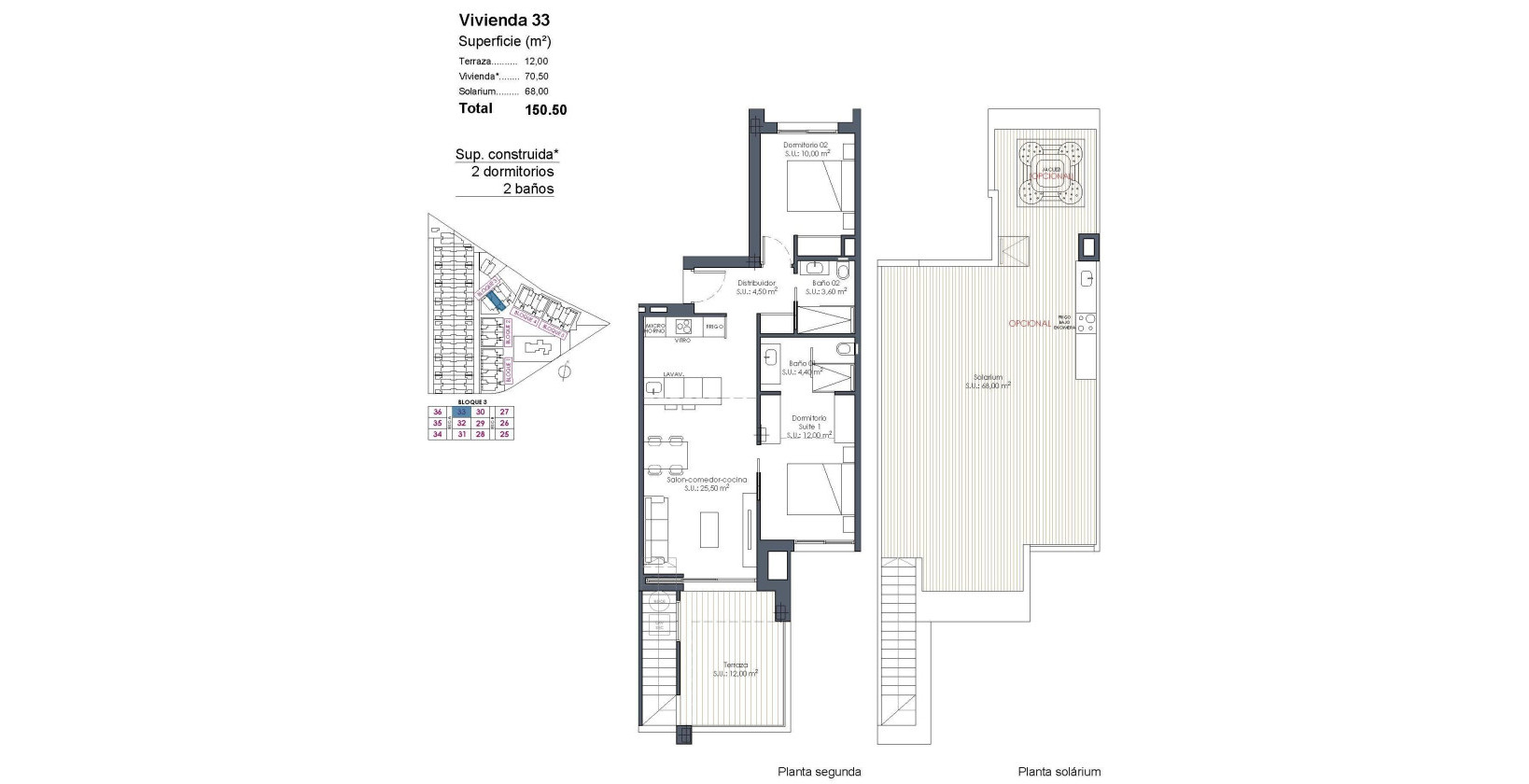 New Build - Penthouse - Los Alcazares - Serena Golf