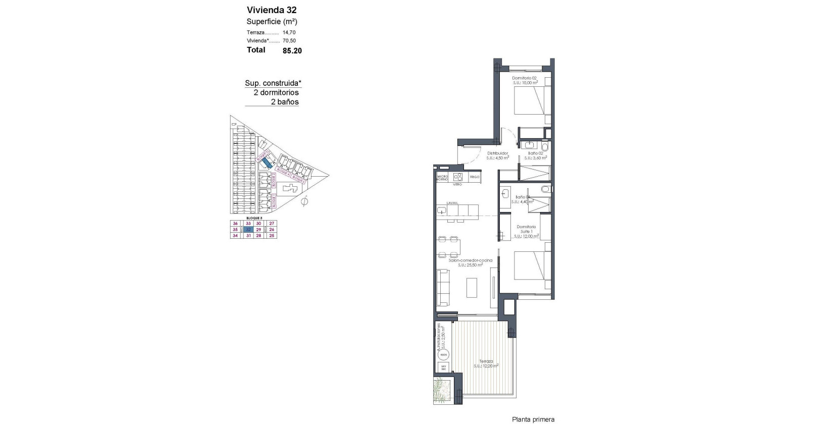 New Build - Apartment / flat - Los Alcazares - Serena Golf
