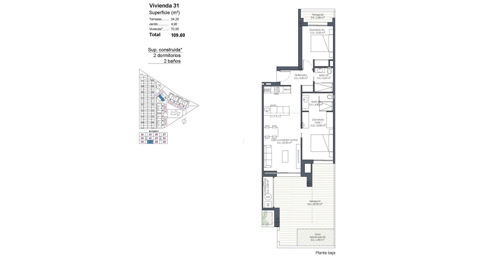 New Build - Apartment / flat - Los Alcazares - Serena Golf
