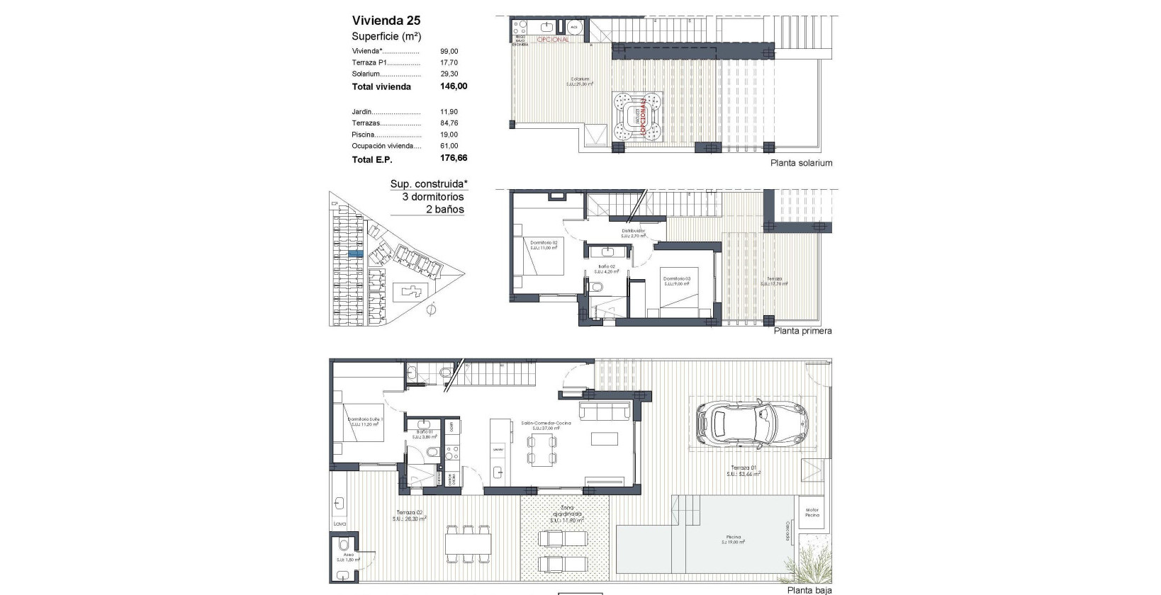 New Build - Townhouse - Los Alcazares - Serena Golf