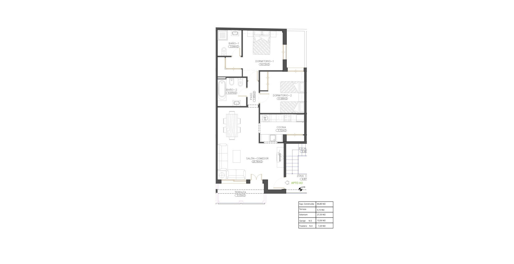 New Build - Penthouse - Cuevas Del Almanzora - Herrerias