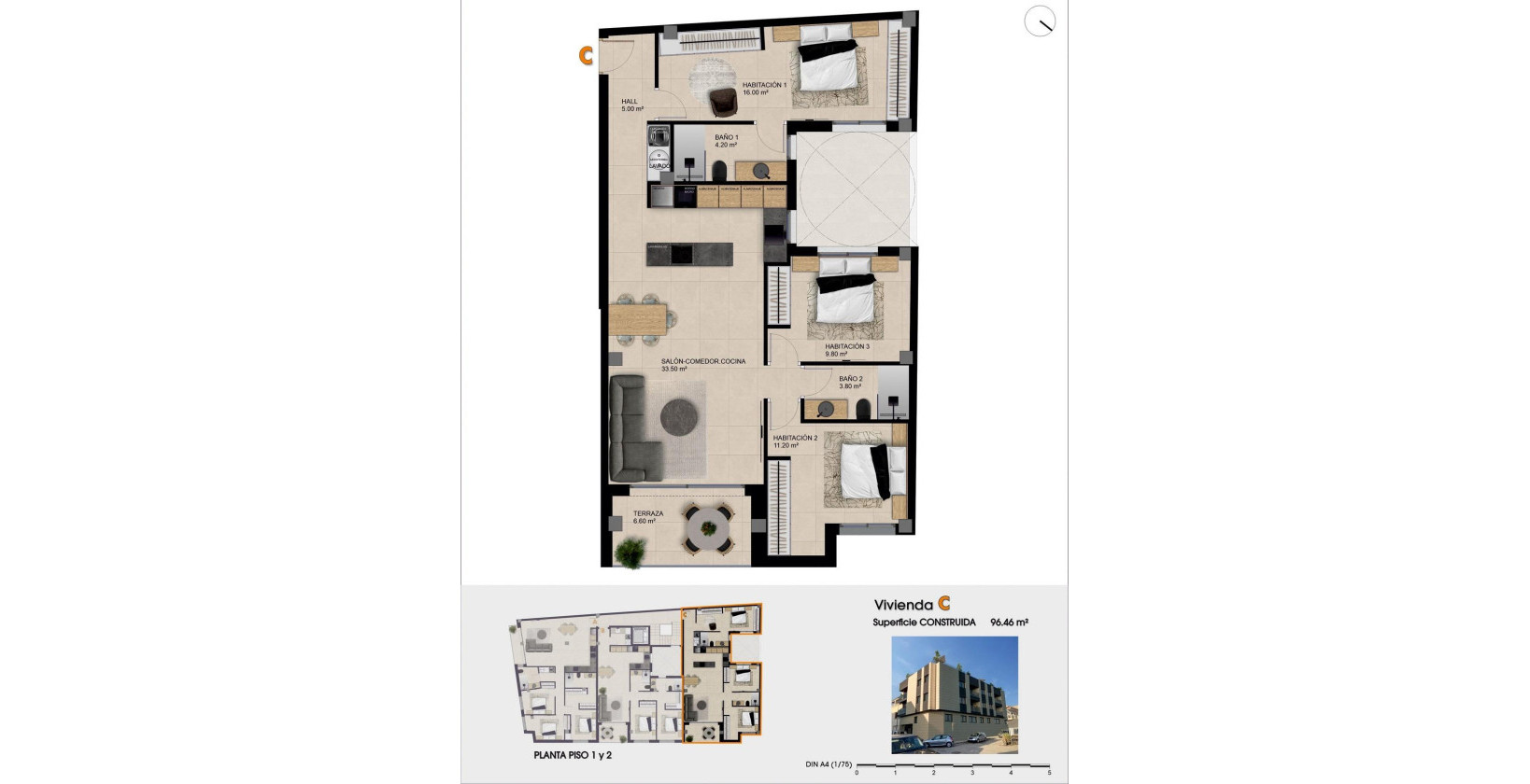 New Build - Apartment / flat - Catral - pueblo