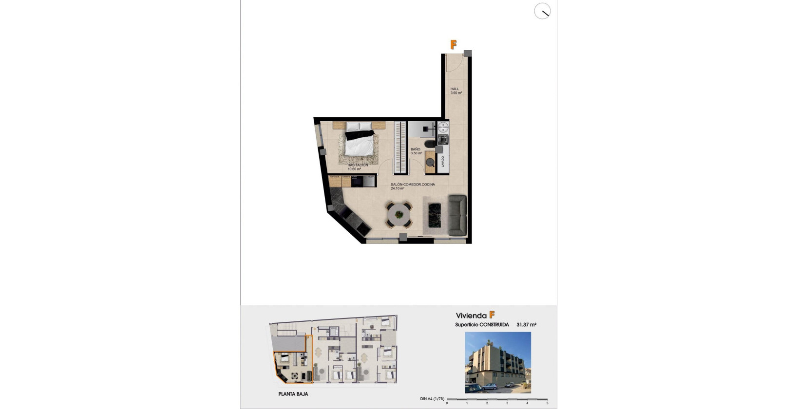 New Build - Apartment / flat - Catral - pueblo