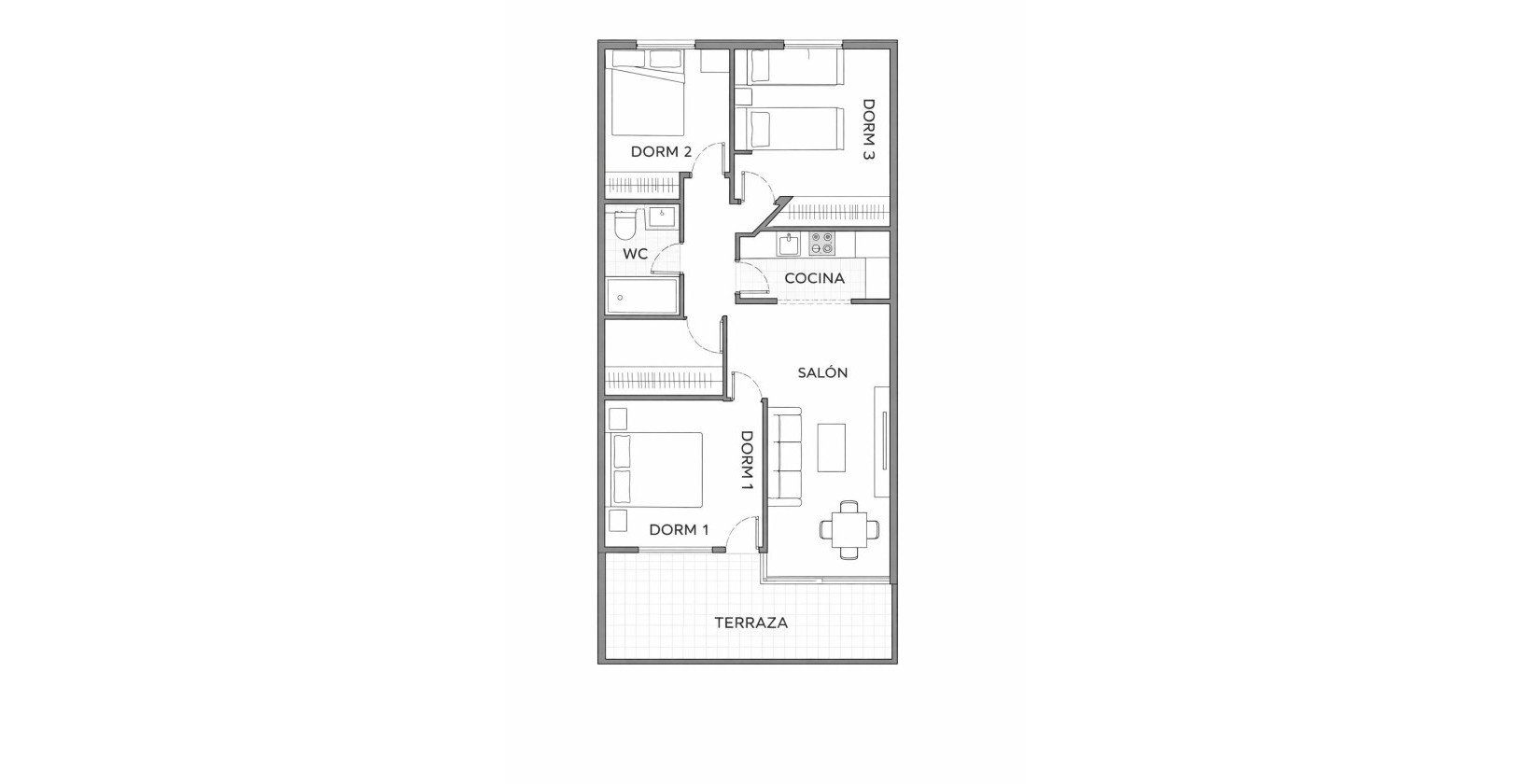 Resale - Apartment / flat - Orihuela Costa - Altos de Campoamor