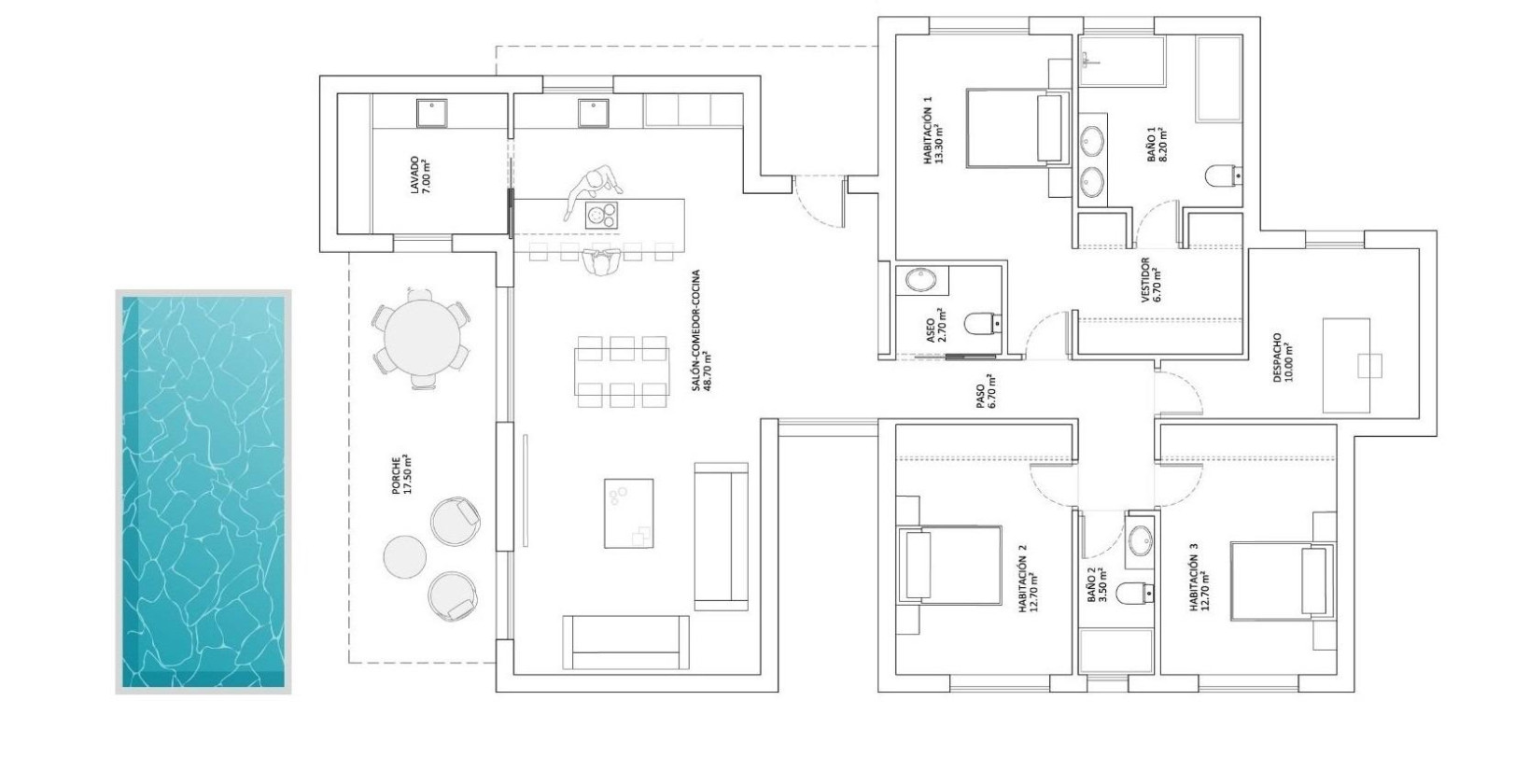 Nybyggnation - Villa - Monforte del Cid - La Capitana