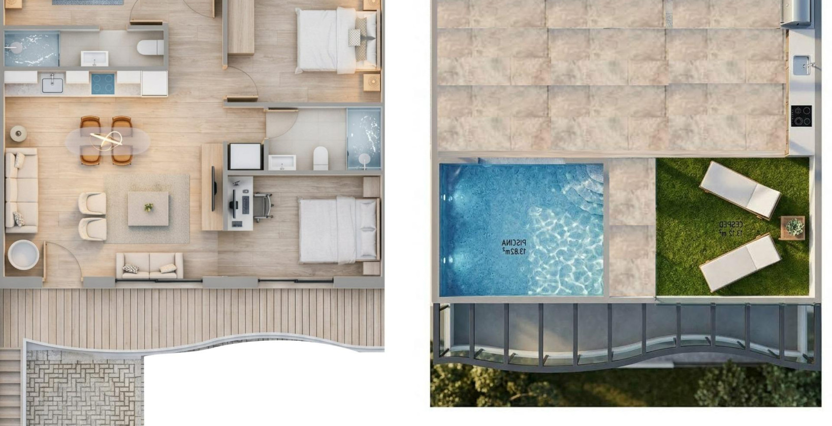 New Build - Apartment / flat - Pilar de la Horadada - parques de Andromeda