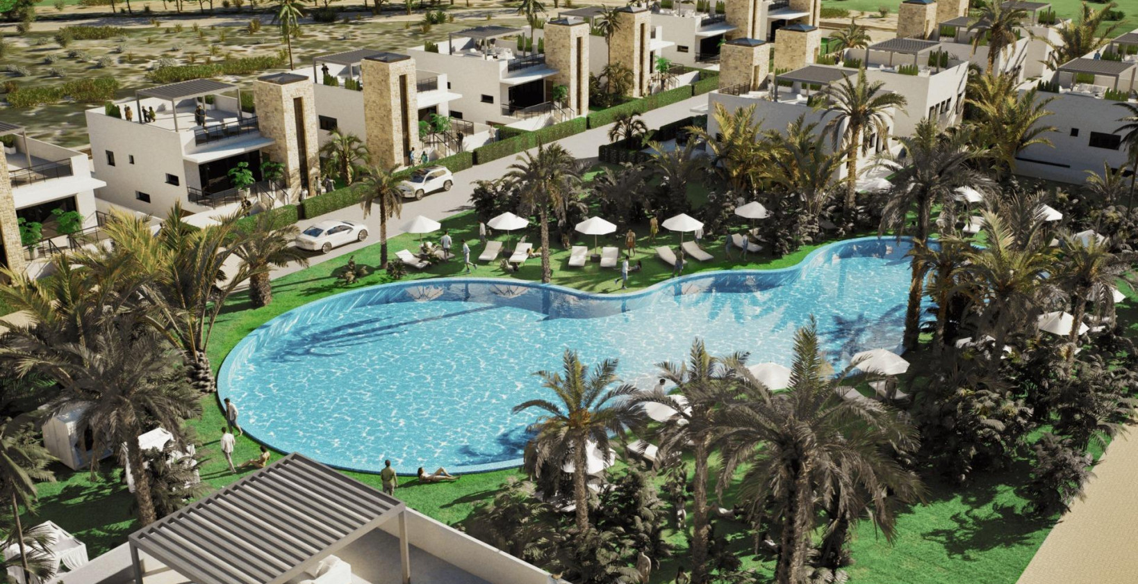 Nybyggnation - Villa - Mazarron - Camposol Golf