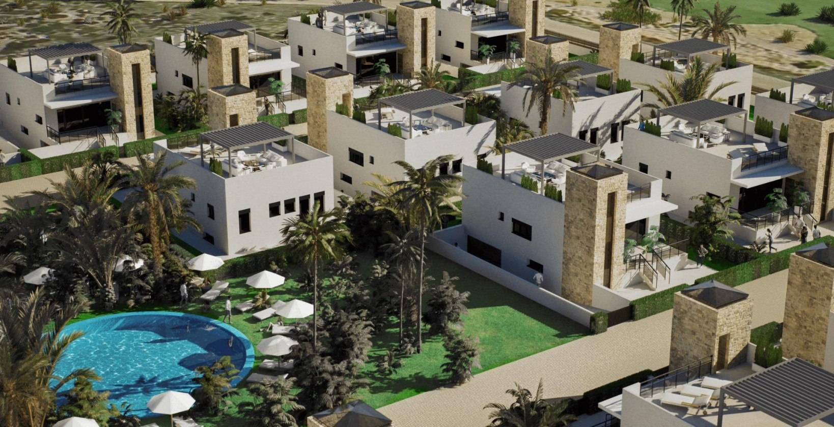 Nybyggnation - Villa - Mazarron - Camposol Golf