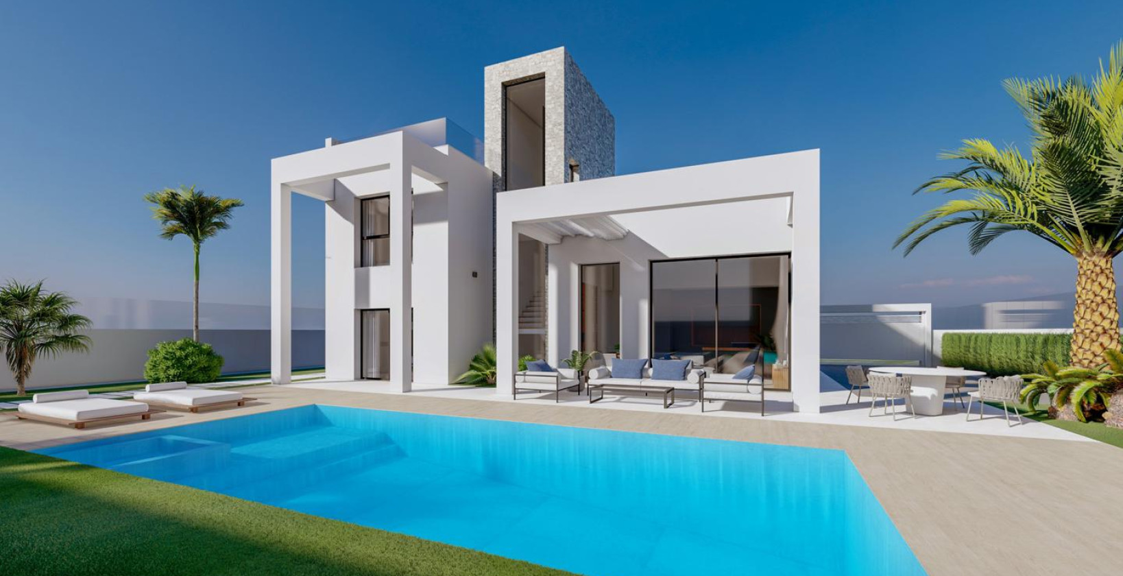 Nybygg - Villa - Finestrat - Campana garden