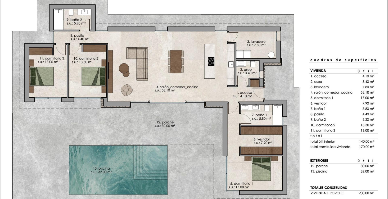 Nybyggnation - Villa - Pinoso - Lel