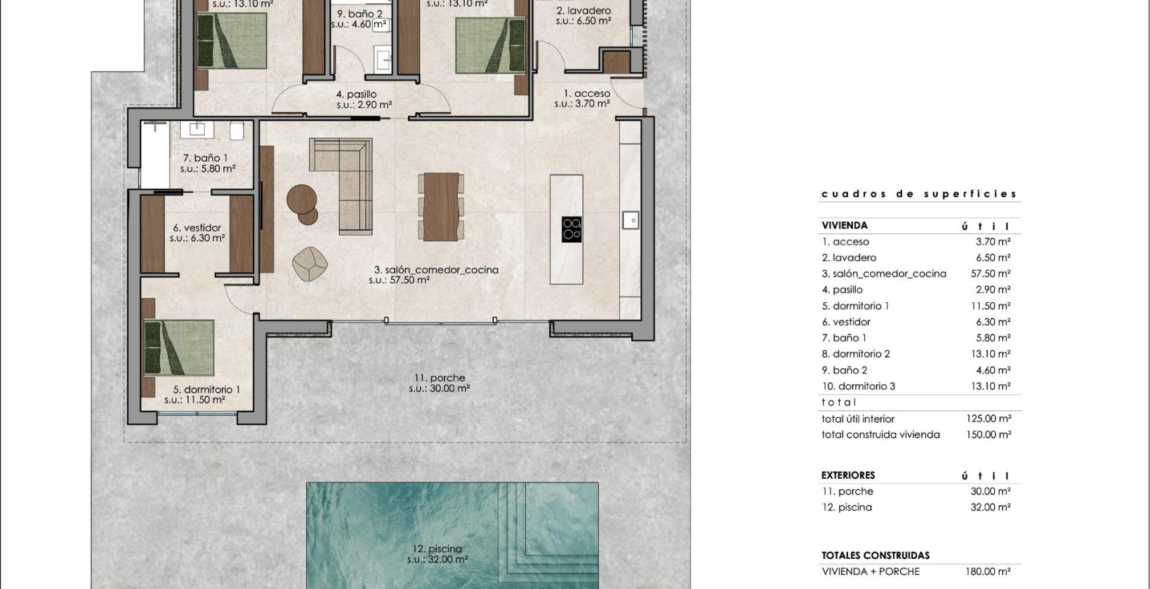 Nybygg - Villa - Pinoso - Lel