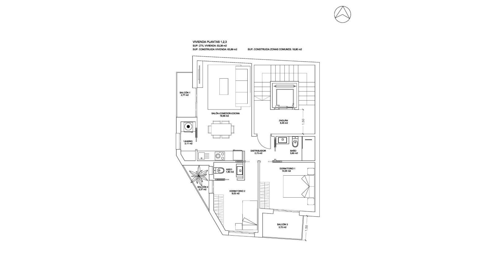 Nybyggnation - Lägenhet / lägenhet - Bigastro - centro