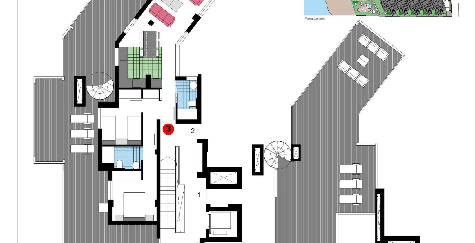 Nybyggnation - Takvåning - Denia - L´Estanyó (Marinas)