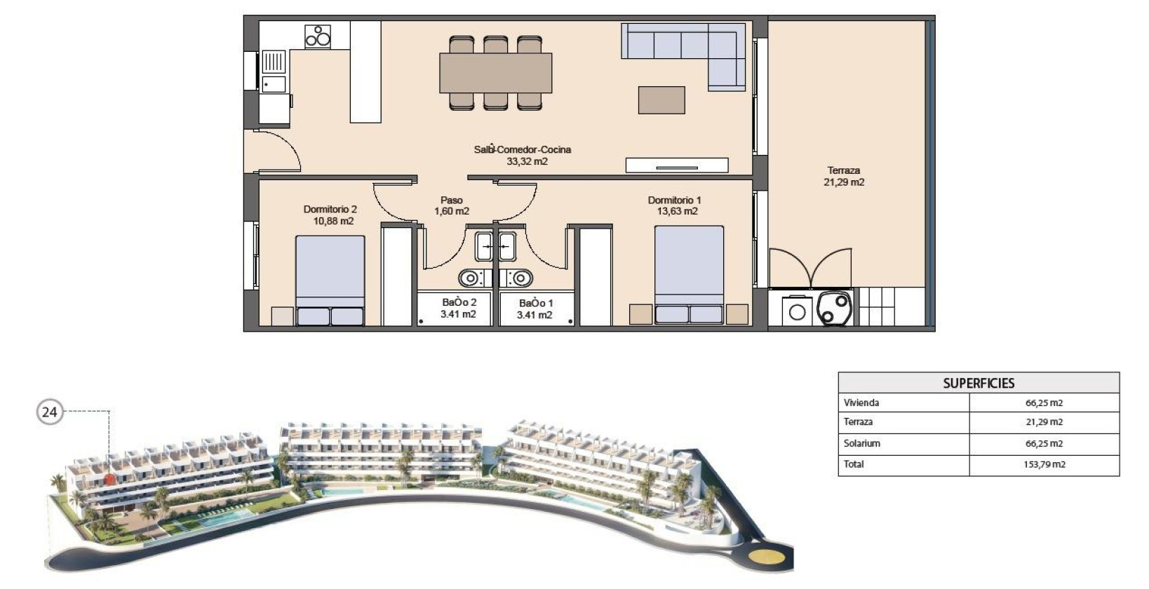 Nybyggnation - Takvåning - Finestrat - Balcon de finestrat