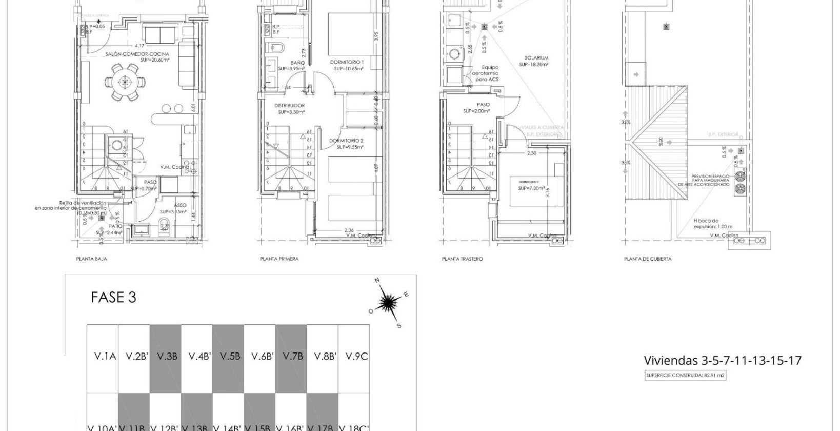 Nybygg - Rekkehus - Torre Pacheco - Santa Rosalia pueblo