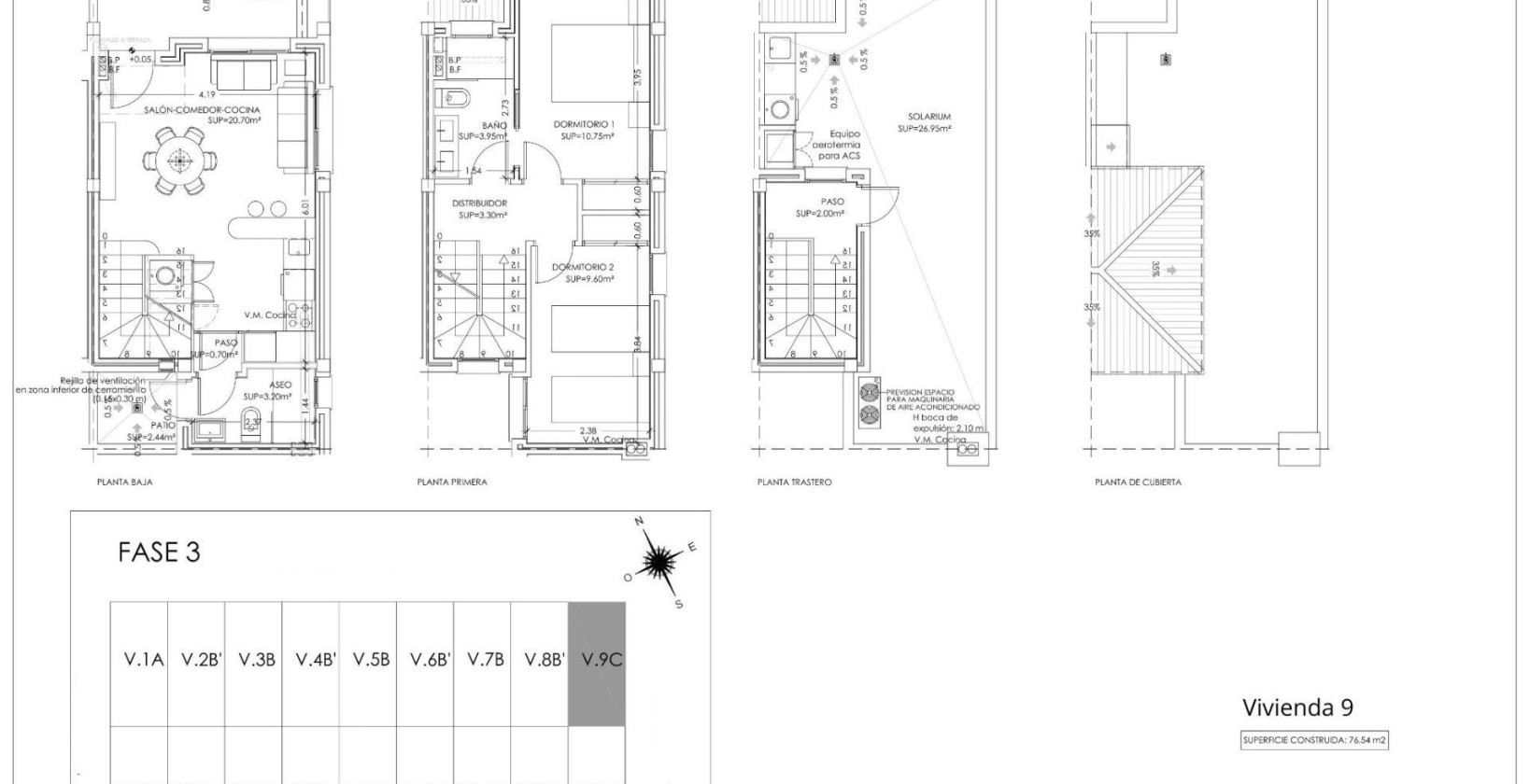Nybygg - Rekkehus - Torre Pacheco - Santa Rosalia pueblo