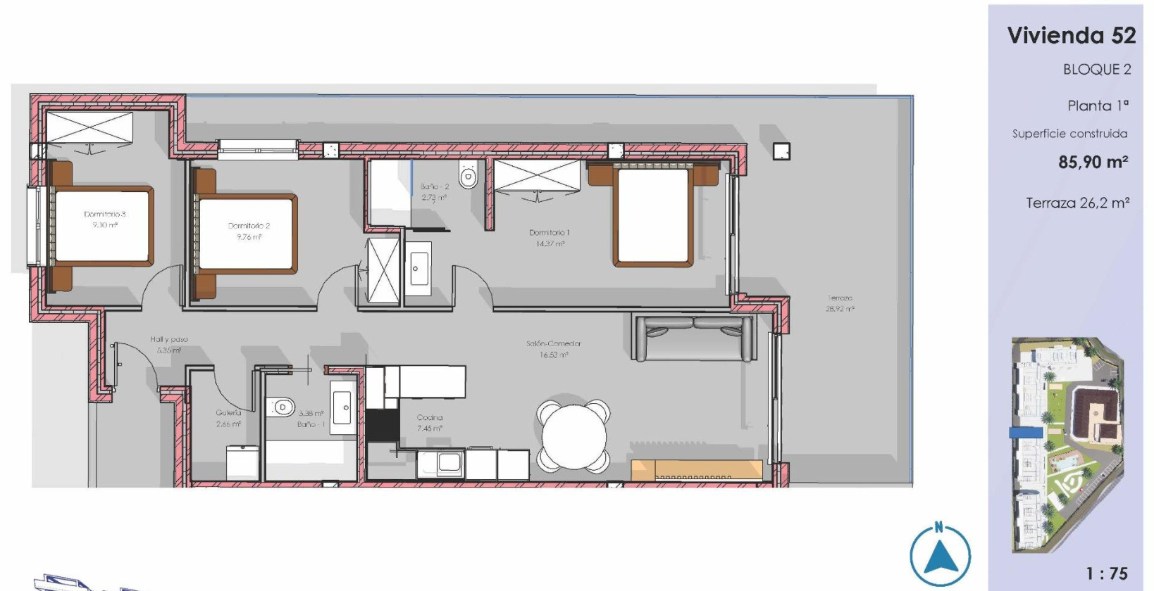 Nybyggnation - Lägenhet / lägenhet - Guardamar del Segura - EL RASO