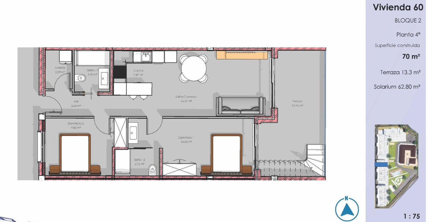 Nybyggnation - Takvåning - Guardamar del Segura - EL RASO