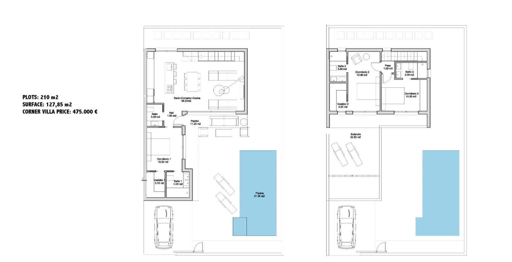 New Build - Villa - San Javier - Parque de los leones