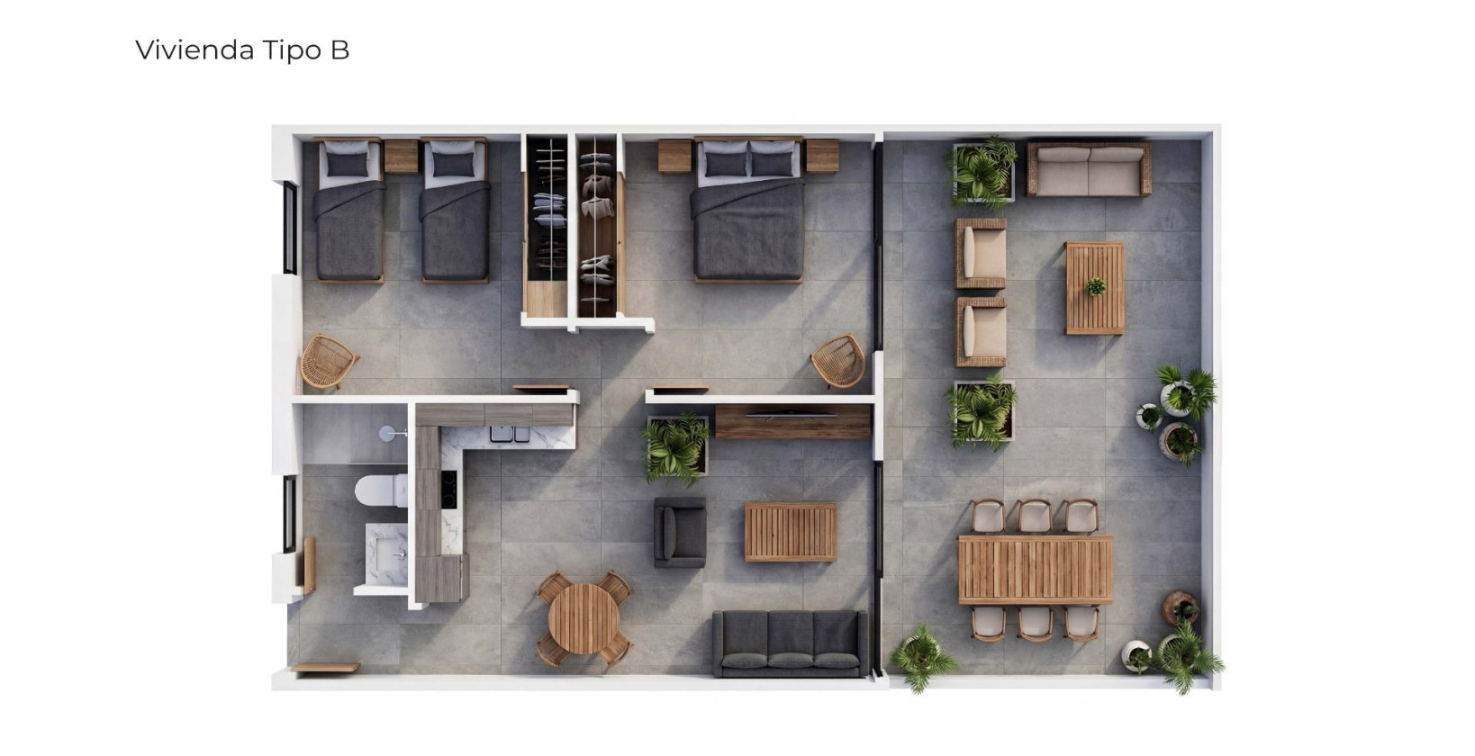 New Build - Apartment / flat - Vera - Vera playa