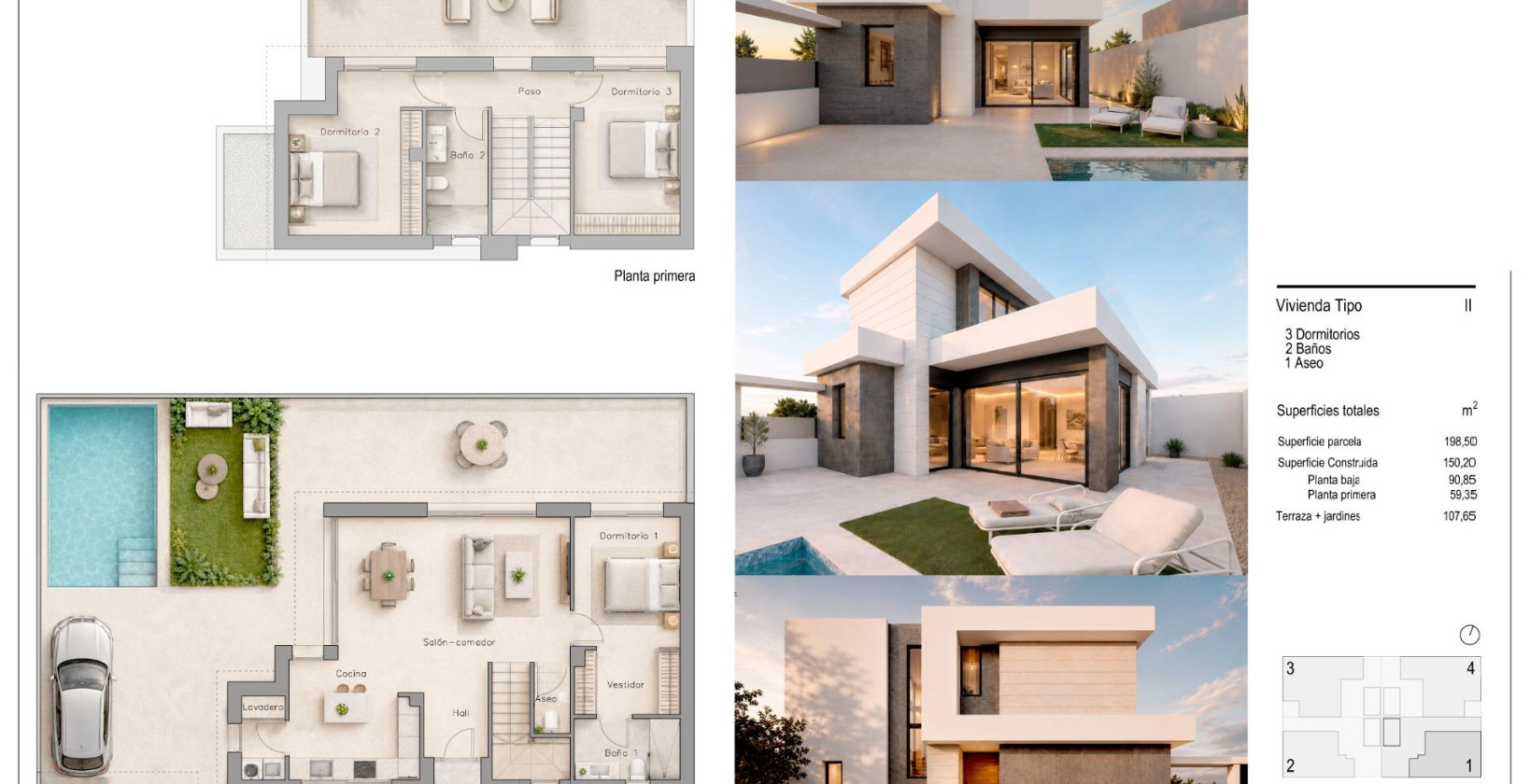 New Build - Villa - Pilar de la Horadada - pueblo