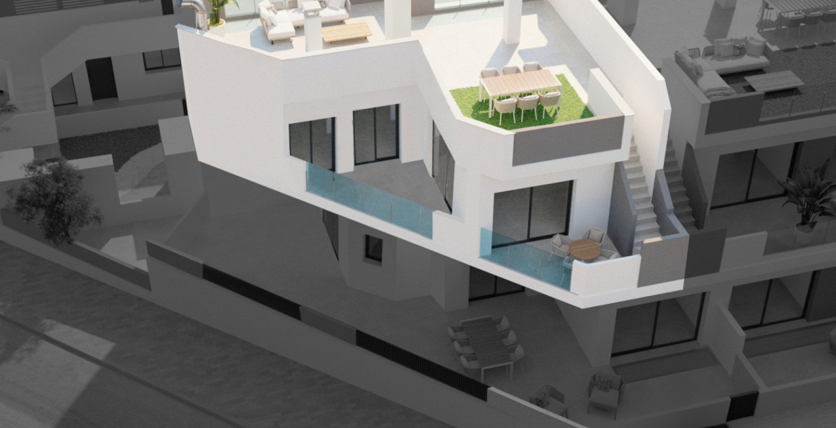 Nueva construcción  - Adosado - Orihuela Costa - Los Balcones