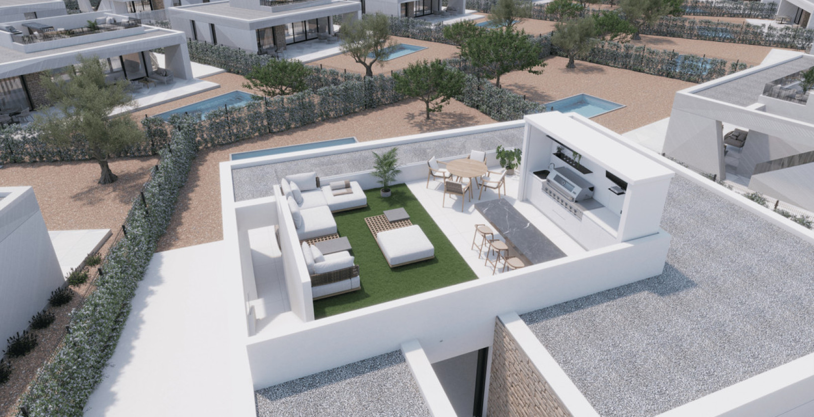Nybyggnation - Villa - Fuente-Álamo de Murcia - Hacienda del Alamo Golf Resort