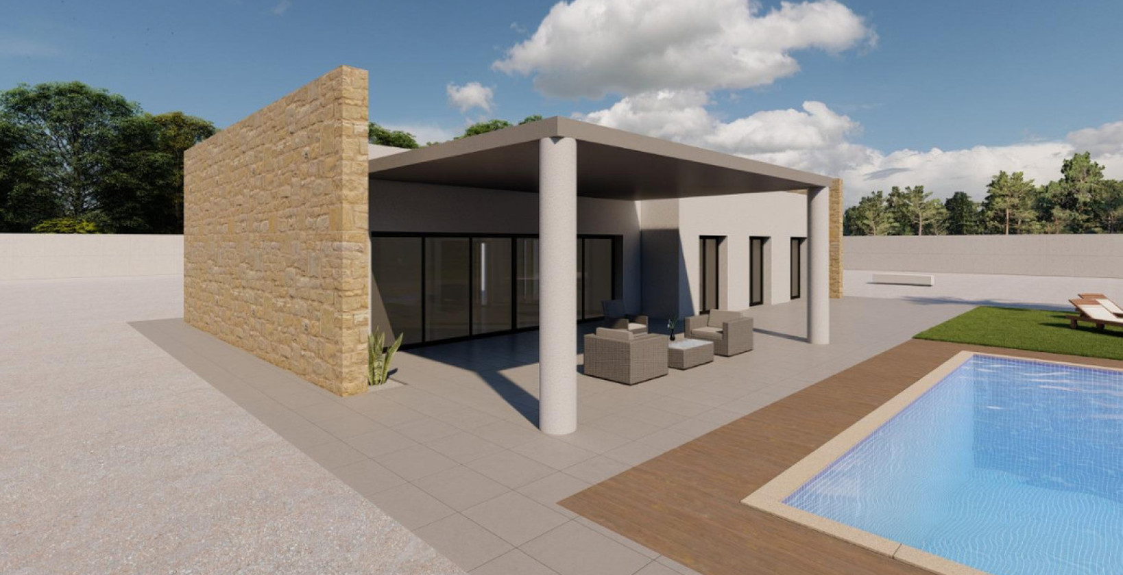 Nybyggnation - Villa - Pinoso - Pinoso Centro