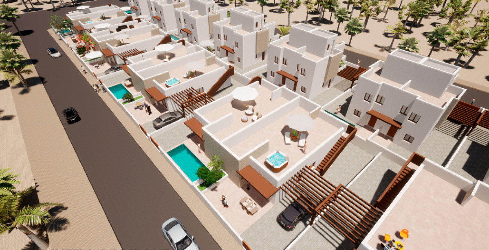 Nybyggnation - Villa - Mazarron - Puerto de Mazarrón